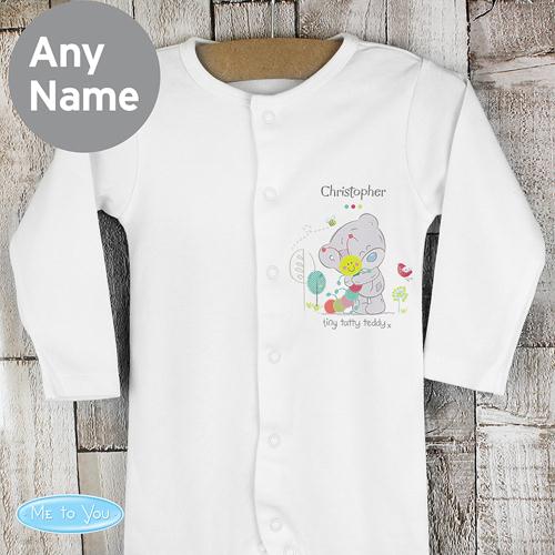 Personalised Tiny Tatty Teddy Cuddle Bug Baby Grow 6-9 mths Extra Image 4